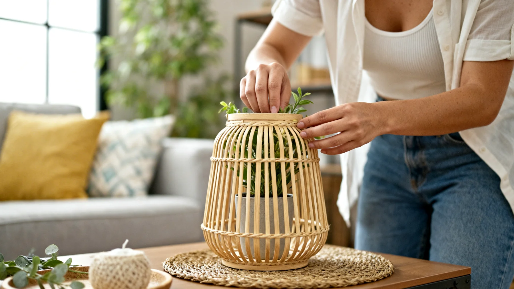 Dekorative Blumentopfhalter"