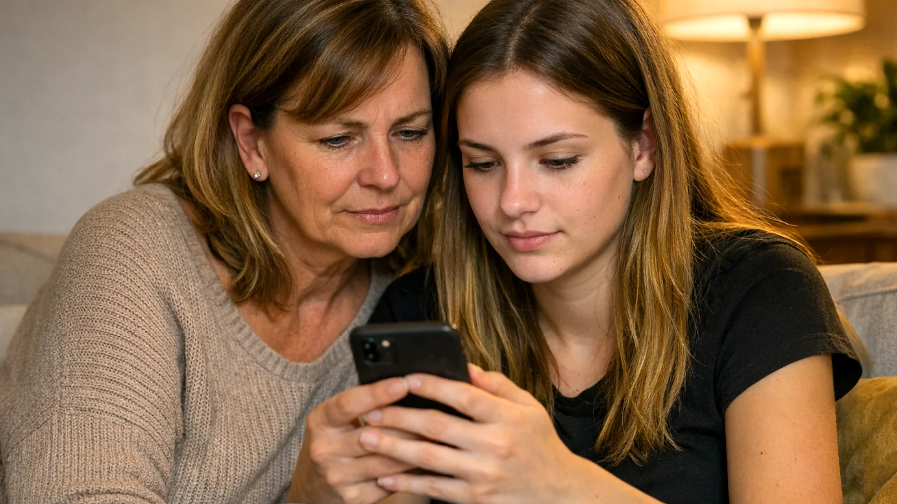 Eine Mutter bemerkt, dass ihre erwachsene Tochter (18–25 Jahre) soziale Medien auf riskante oder problematische Weise nutzt – zum Beispiel durch das Teilen übermäßig persönlicher Inhalte, den Kontakt mit Fremden oder das Streben nach Online-Bestätigung – und weiß nicht, wie sie das Thema ansprechen soll, ohne einen Konflikt auszulösen oder als übergriffig wahrgenommen zu werden."