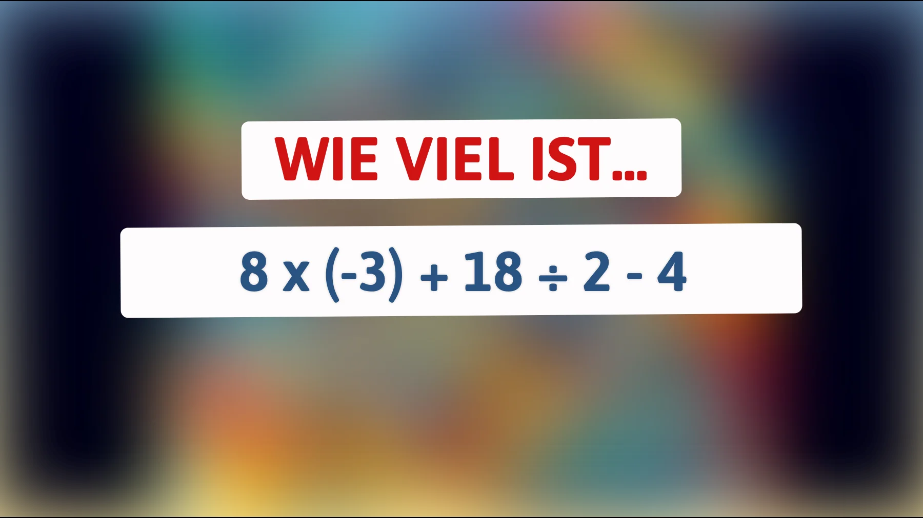 Nur 1 % der Menschen können dieses mathematische Rätsel lösen – gehörst du dazu?"