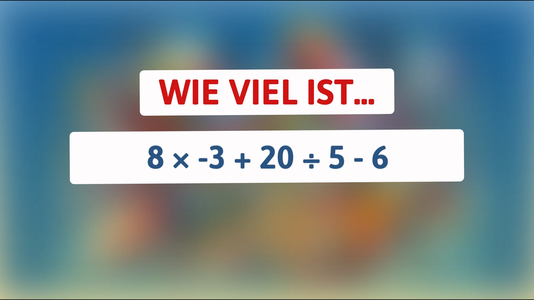Nur Genies lösen das richtig: Schaffst du diese einfache Rechenfalle ohne Fehler?"