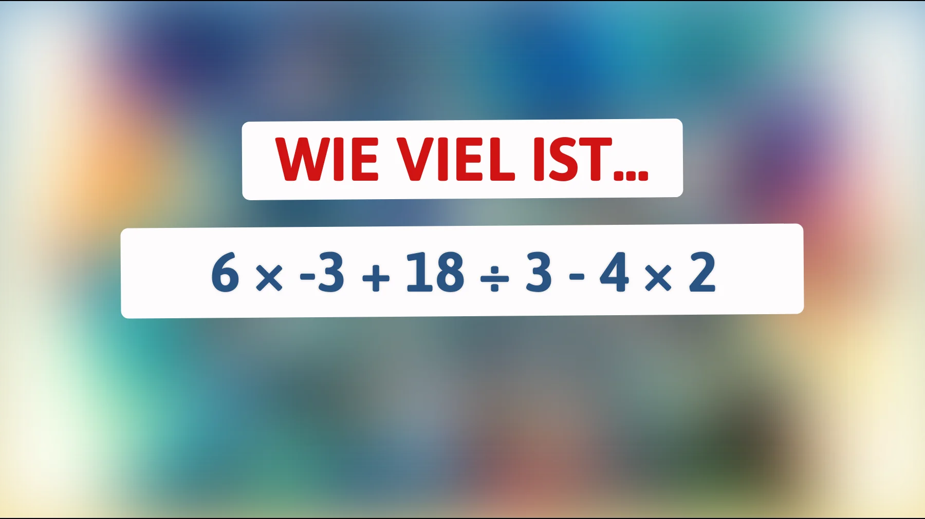 Nur Genies lösen diese einfache Rechnung korrekt – gehörst du dazu?"