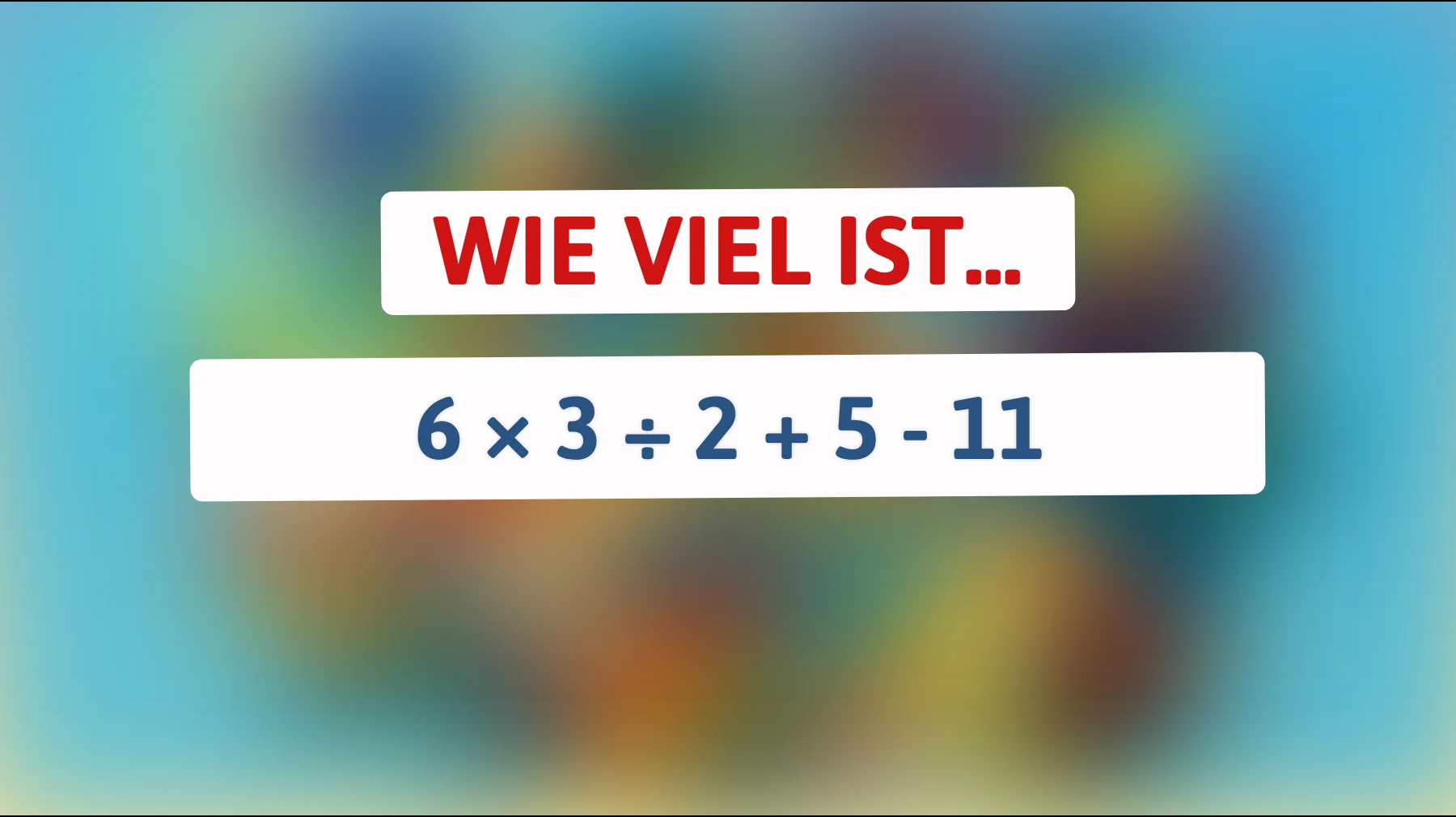 Nur echte Genies können dieses mathematische Rätsel lösen: Bekommst du die richtige Antwort?"