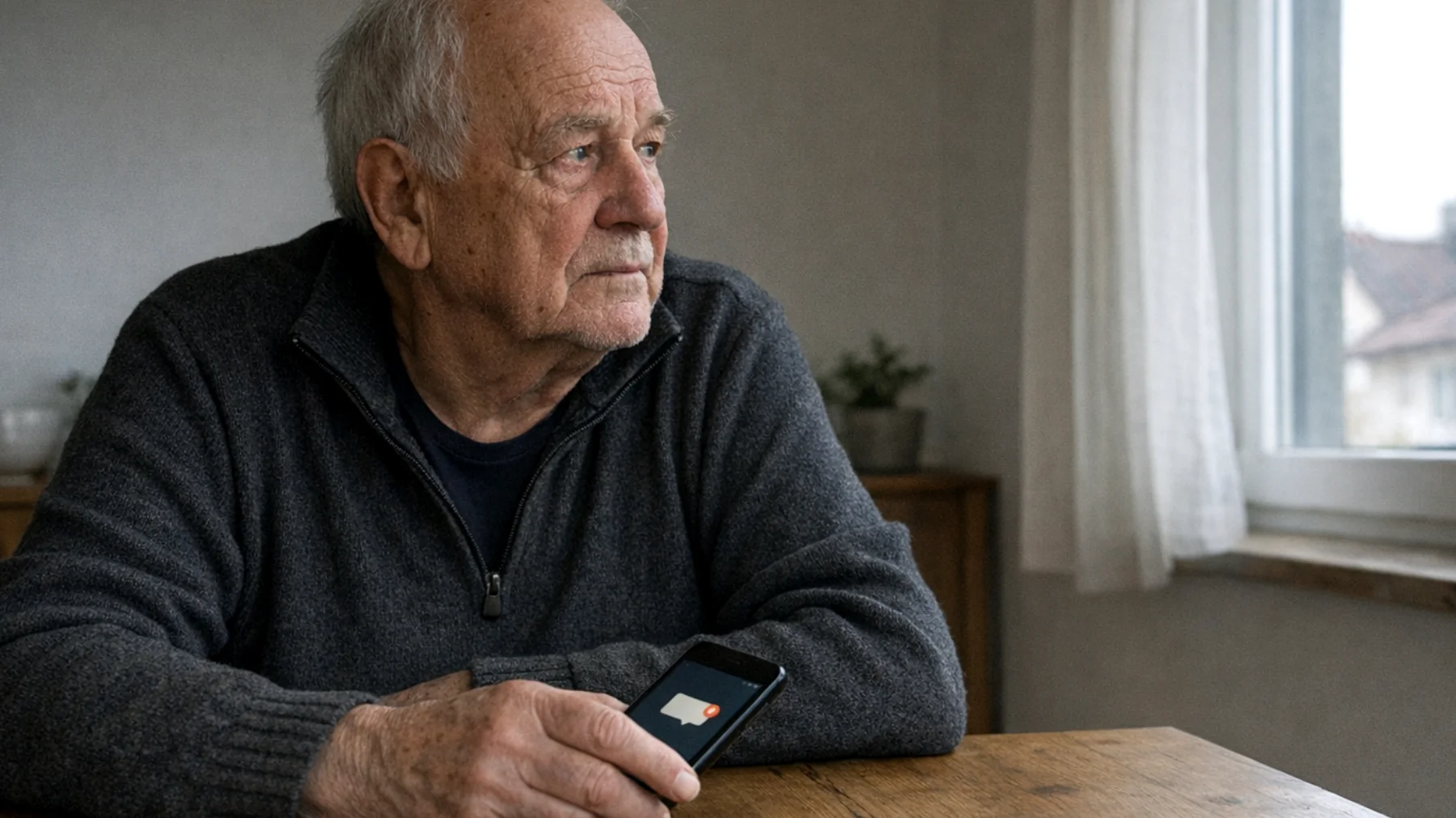 Der Großvater bemerkt, dass sein erwachsener Enkel sich zunehmend emotional distanziert: Er antwortet selten auf Nachrichten, besucht ihn kaum noch und teilt kaum mehr persönliche Gedanken oder Gefühle mit ihm. Der Großvater fragt sich, ob er etwas falsch gemacht hat, und weiß nicht, wie er die emotionale Verbindung wiederherstellen kann, ohne aufdringlich zu wirken."